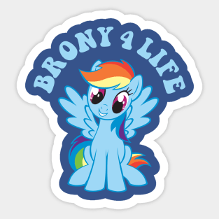 My little pony - BRONY 4 LIFE Sticker